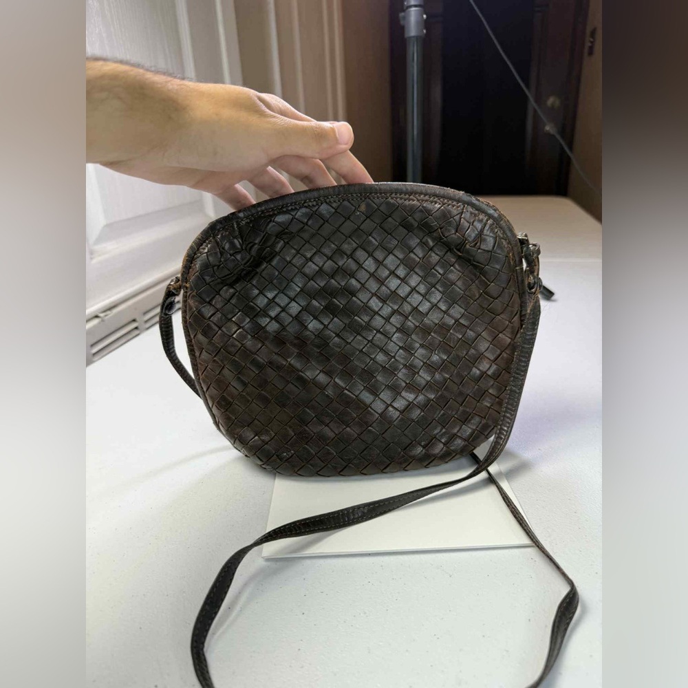 Bottega Veneta Intrecciato Crossbody Bag,  Vintage . Brown - Picture 8 of 15